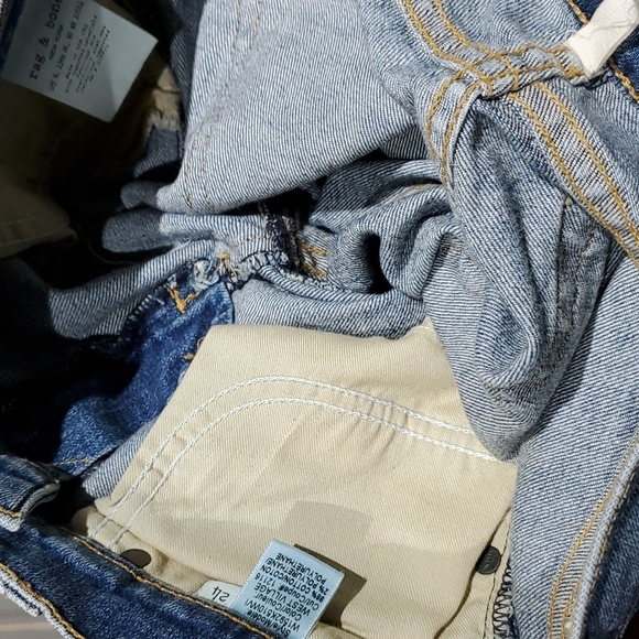 DENIM RAG & BONE TOMBOY  JEANS SIZE 24 INSEAM 28 - Picture 10 of 10